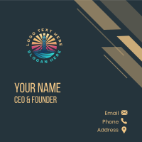 Lighthouse Marine Port Business Card Design