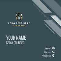 Soccer League Tournament Business Card Design