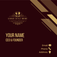 Luxury Dining Restaurant Business Card Design