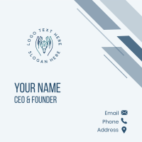 Home Welfare Foundation Business Card Design