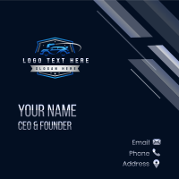 Automotive Garage Detailing Business Card Design