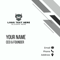 Cute Toy Robotics Business Card Design