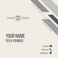 Startup Business Apparel Business Card Design