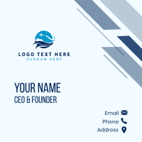 Cruise & Airplane Trip Business Card Design