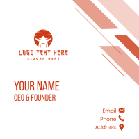 Oriental Temple Structure Business Card Design