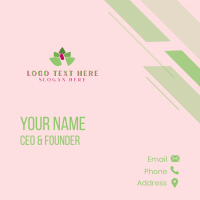 Lotus Nail Spa Business Card Design