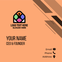 Digital Person Mail  Business Card Design