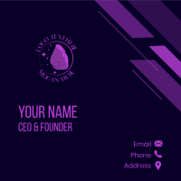 Purple Mystic Beauty  Business Card Design