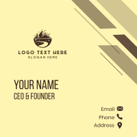 Summit Pathway Hiking Business Card Design