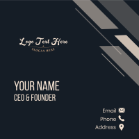 Boutique Vintage Shop Business Card Design