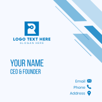 Technology Letter R Business Card Design