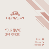Novelty Gift Boutique Carriage Business Card Design