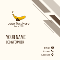 Banana Cannon Business Card Design