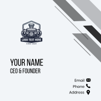 Engine Automotive Mechanic Business Card Design