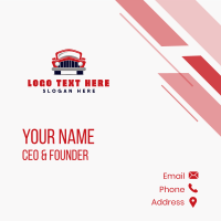 Muscle Car Vehicle Business Card Design