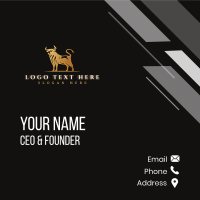 Strong Bull Ranch Business Card Design