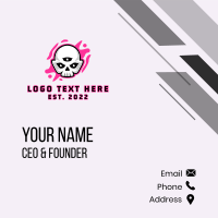 Three Eye Skull Gaming Business Card Design