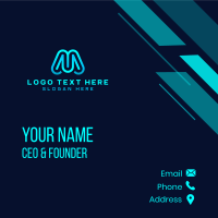 Abstract Maze Startup Business Card Design