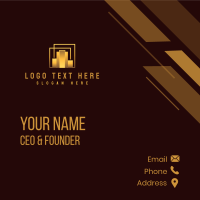 Corporate Building Structure Business Card Design