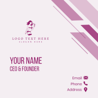 Lady Sexy Lingerie Business Card Design