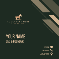 Pony Horse Equine Business Card Design