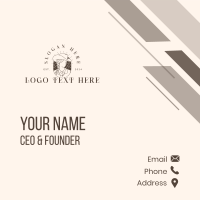 Cowgirl Western Hat Business Card Design