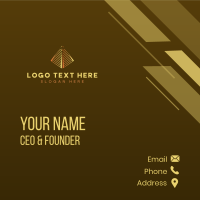 Pyramid Startup Business Business Card Design