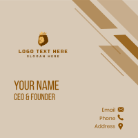 Luxury Wild Lion  Business Card Design