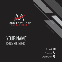 Automotive Orbit Letter M Business Card Design
