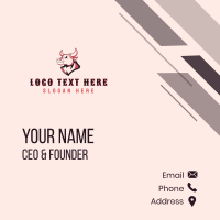 Tough Bull Steakhouse Business Card Design