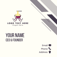 Octopus Ramen Noodles Business Card Design