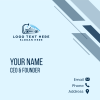 Water Vehicle Wash Business Card Design