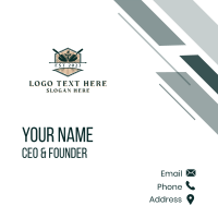 Trowel Seedling Gardening Business Card Design