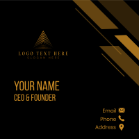 Pyramid Structural Architecture Business Card Design