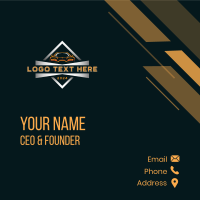 Automobile Car Garage Business Card Design