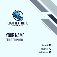 Athletic Running Shoe Business Card Design