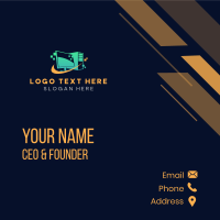 Computer Pixel Technology Business Card Design