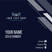 Roof Builder Maintenance Business Card Design