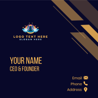 Rainbow Bounce Castle Business Card Design