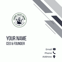 Garden Planting Plant Business Card Design