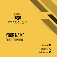 Race Car Automobile Business Card Design