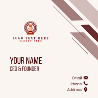 Notary Legal Stamp Business Card Design