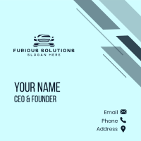 Car Vehicle Garage Business Card Design