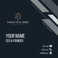 Luxury Boutique Royalty Business Card Design