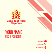 Oriental Japanese Temple Business Card Design