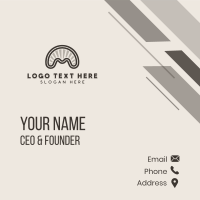 Creative Agency Letter M Business Card Design