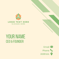 People Leaf Nature Business Card Design