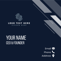 Technology Company Business Letter S Business Card Design