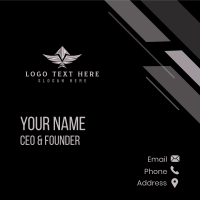 Wings Arrow Logistic Business Card Design