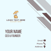 Puppy Pet Grooming Veterinary Business Card Design